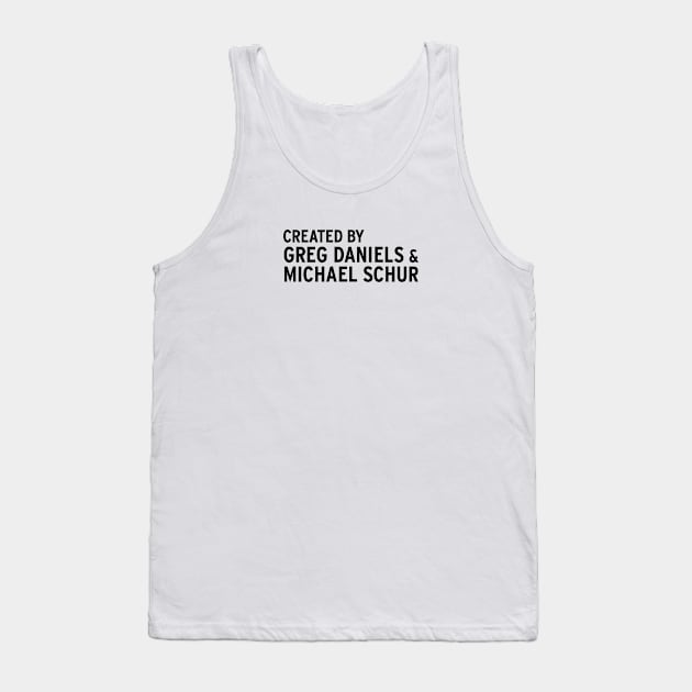 Parks and Recreation | Created by Greg Daniels & Michael Schur Tank Top by directees